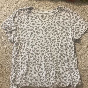 Old Navy Cheetah Print Top